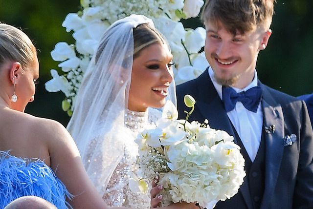 Svjetlucava vjenčanica Dine Dragije, supruge nogometaša Tina Jedvaja
