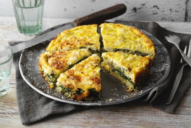 Quiche sa špinatom i sirom
