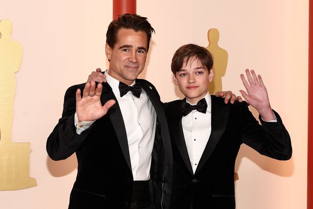 Colin Farrell sa sinom na dodjeli Oscara