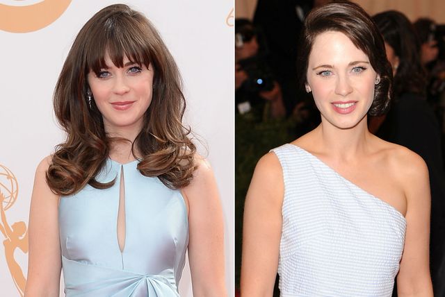 Zooey Deschanel sa šiškama i bez njih