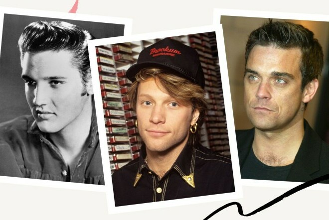Elvis Presley, Jon Bon Jovi i Robbie Williams