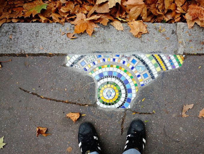 Umjetničke intervencije na pločniku, Francuska - 3