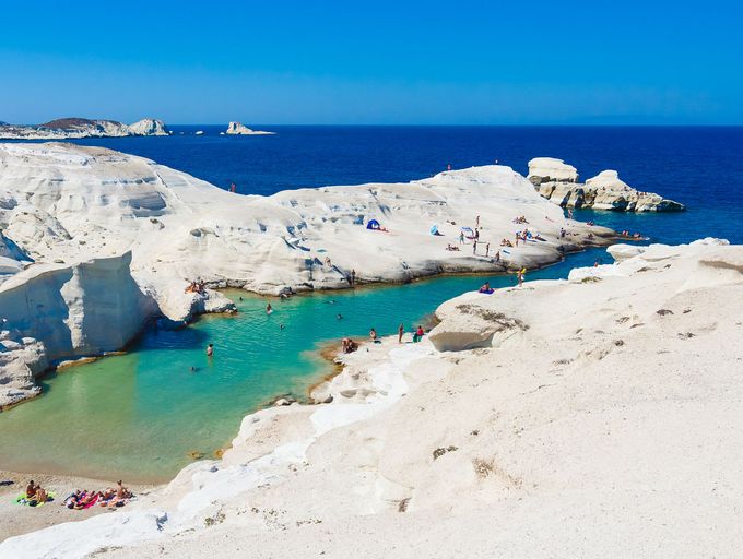 Otok Milos, Grčka