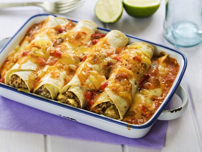 Enchilade punjene mljevenim mesom