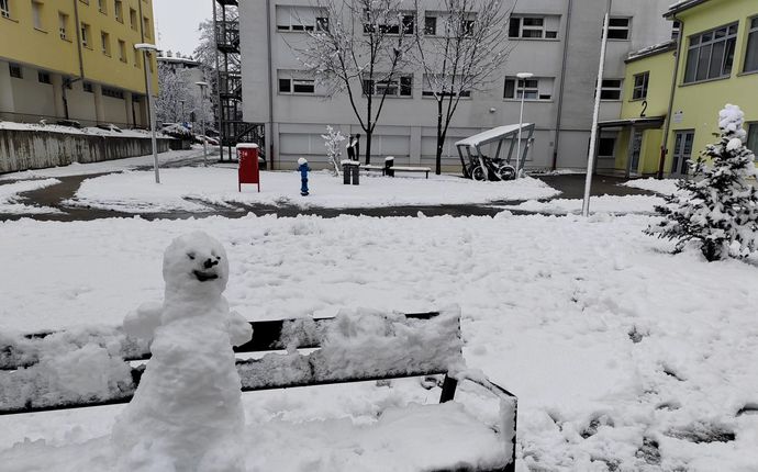 Snjegović u studentskom domu