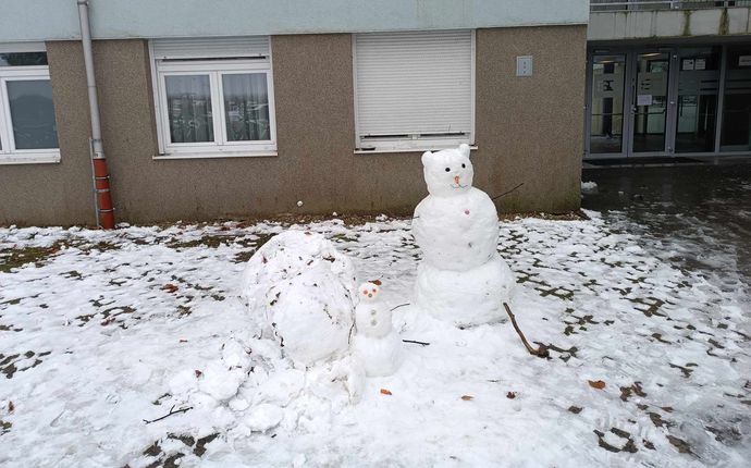Snjegovići u studentskom domu