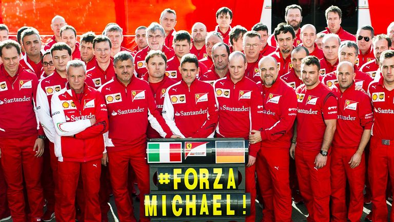 Ferrarijeva poruka podrške za Schumachera