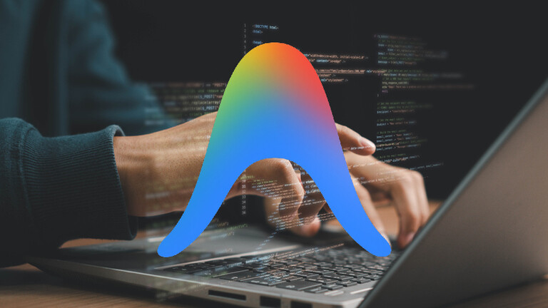 Antigravity AI upravlja računalom, fotomontaža