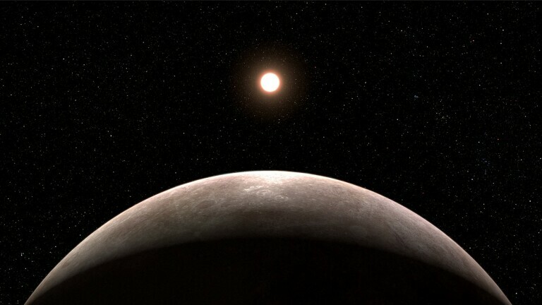 Egzoplanet LHS 475 b, ilustracija