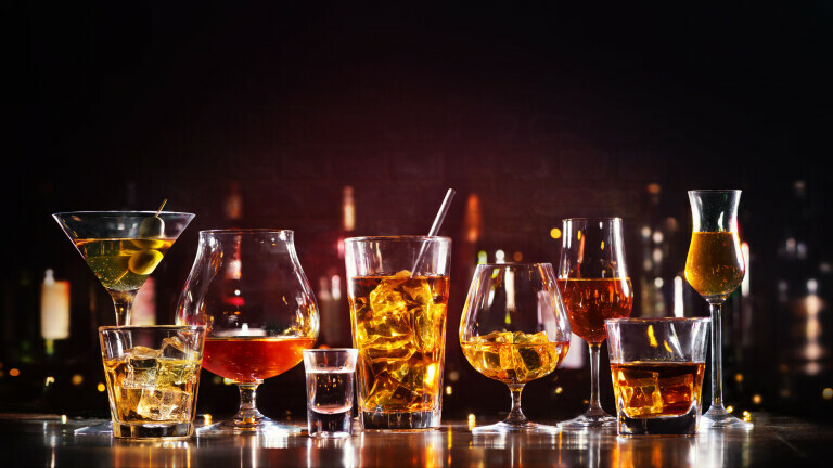Alkoholna pića, ilustracija