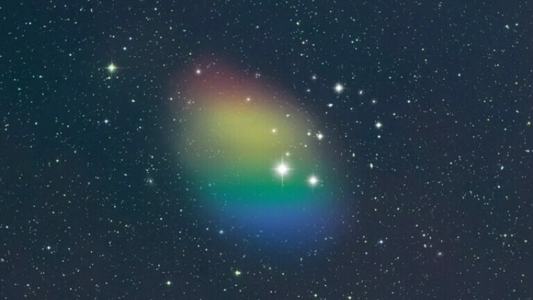 Umjetnički prikaz kozmičkog objekta J0613+52