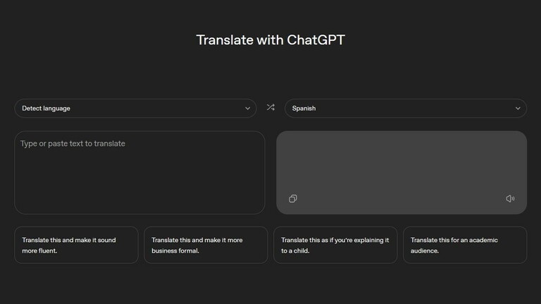 CHatGPT Translate
