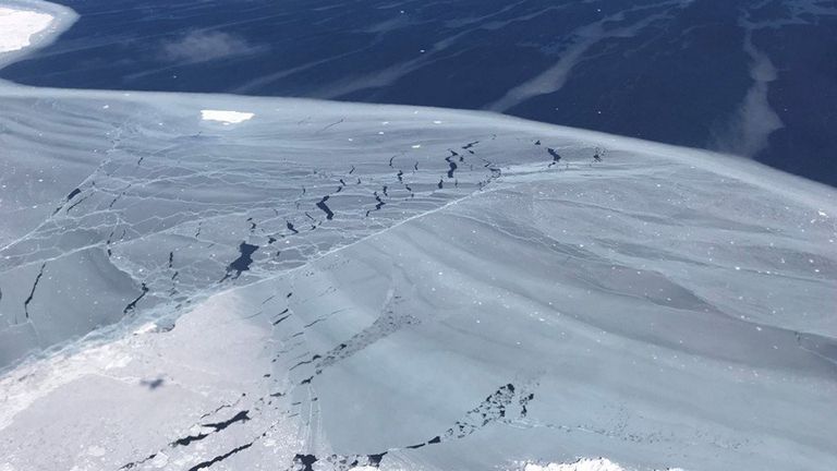 Ledena santa A68 (Foto: AFP PHOTO / NASA/NASA ICE)