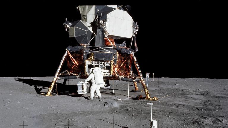 Astronaut Edwin Aldrin na Mjesecu