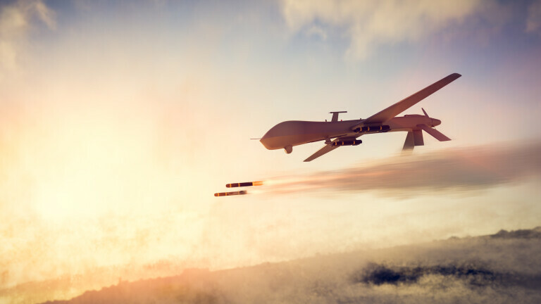Vojni dron, ilustracija