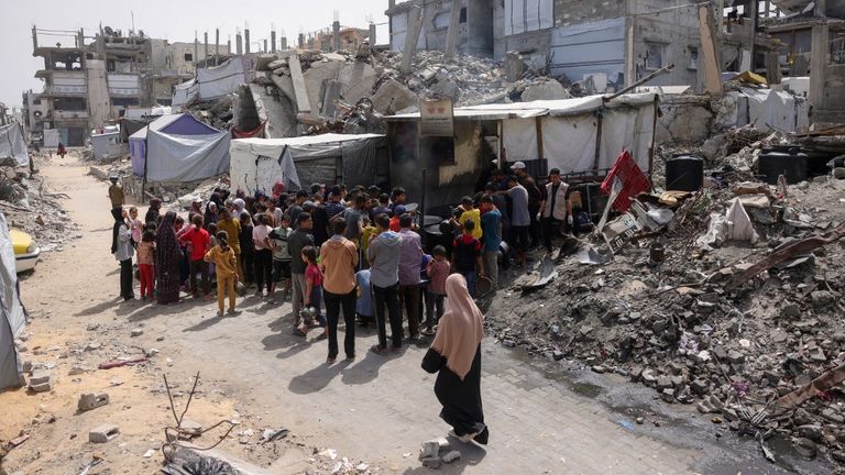 Podjela humanitarne pomoći u Gazi