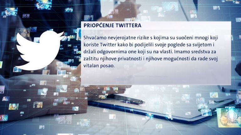 Priopćenje iz Twittera (Foto: Dnevnik.hr)