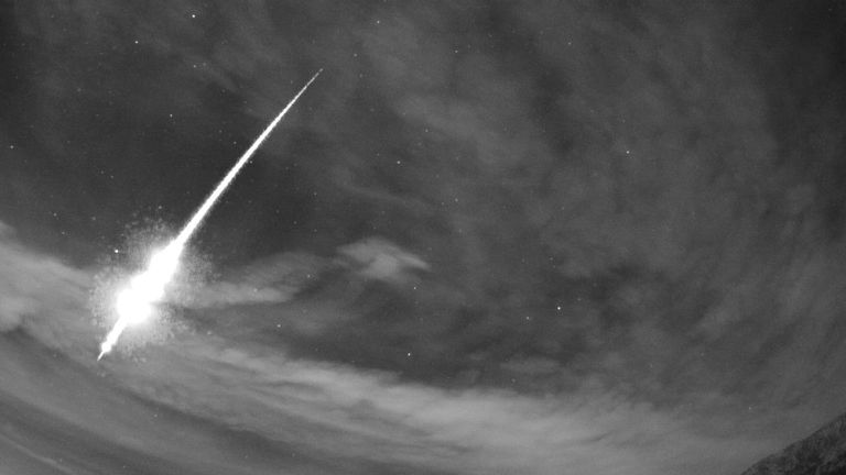 Pad meteora iznad Mosora (Foto: Hrvatski astronomski savez)