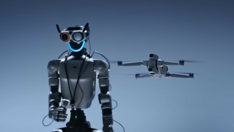 Unitree G1 upravlja A1 dronom tvrtke Antigravity