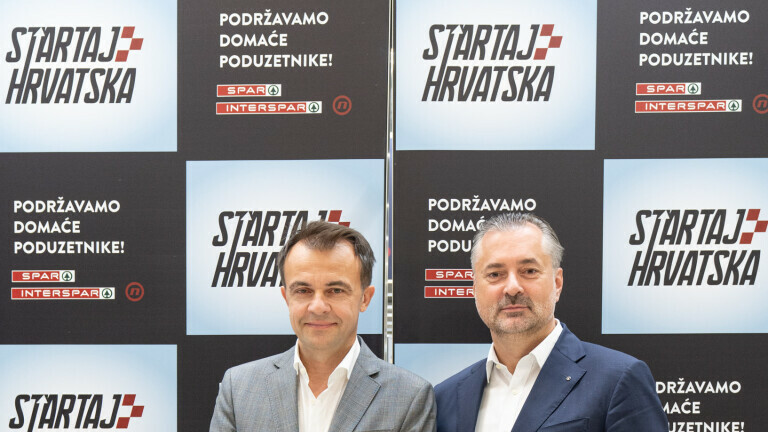 Helmut Fenzl, predsjdnik Uprave SPAR Hrvatska i Dražen Mavrić, predsjednik Uprave Nove TV