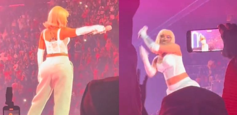 Pjevačica i reperica Nicki Minaj na nastupu