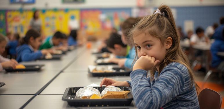 Djevojčica na užini