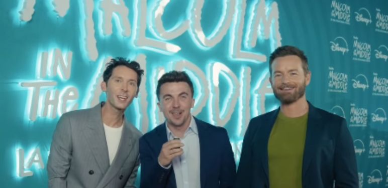 Dio originane postave serije Malcom u sredini na predstavljanju nove serije