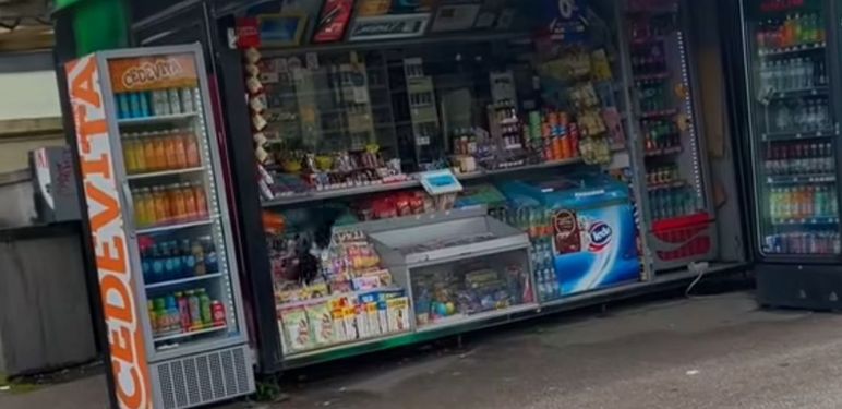 Vrana na kiosku