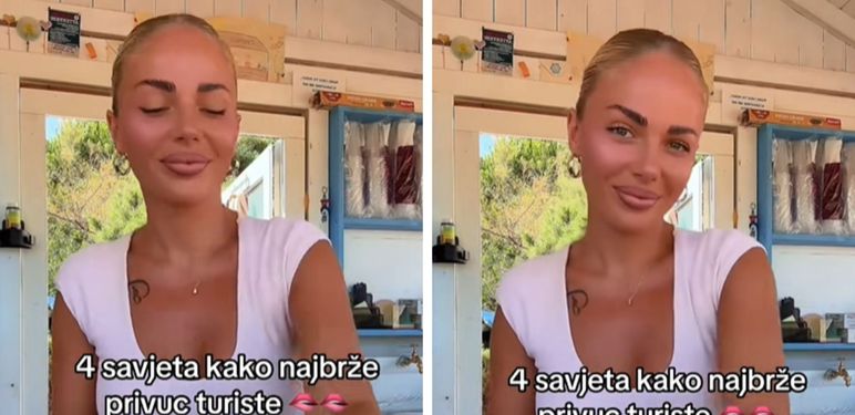 Konobarica kako dijeli savjete