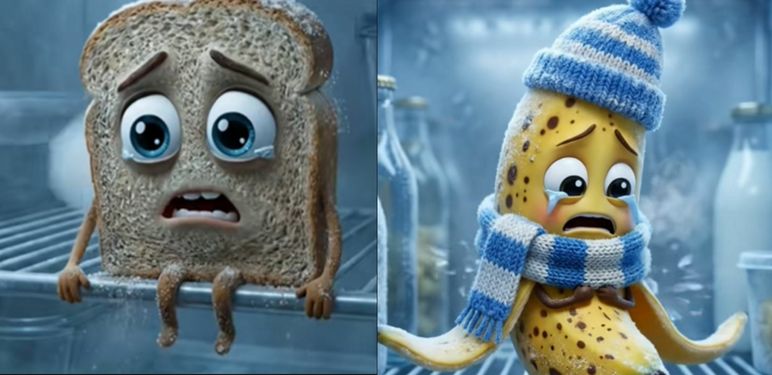 Hrana generirana umjetnom inteligencijom kako dijeli savjete o skladištenju