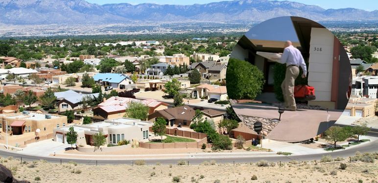 Albuquerque i kuća iz serije Na putu prema dolje (Breaking Bad)