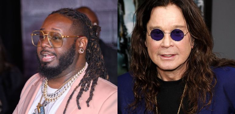 pjevači t pain i ozzy osbourne jedan pored drugog