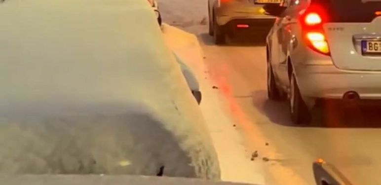 Skijanje po cestama u Beogradu