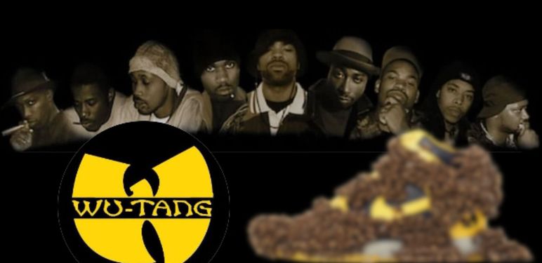 Članovi grupe Wu-Tang Clan i njihov logo i tenisice