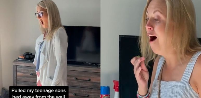 Šokirana majka pri inspekciji sobe svog sina
