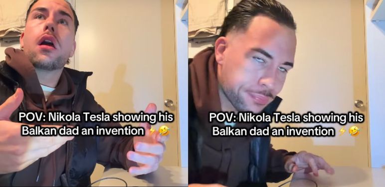 Korisnik ninopoletan_ u šali o Nikoli Tesli