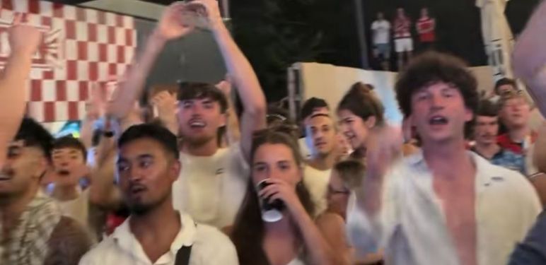 Gledanje utakmice u Splitu