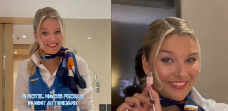 Stjurardesa Esther Sturrus kako dijeli savjete o boravku u hotelu