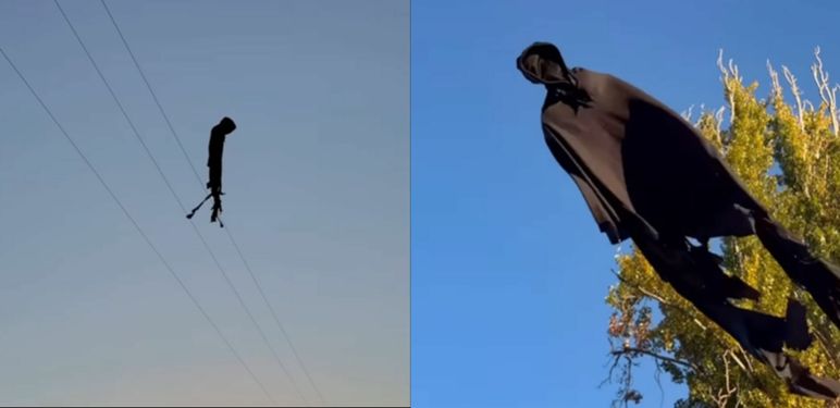 Dron u kostimu Dementora iz Harry Pottera