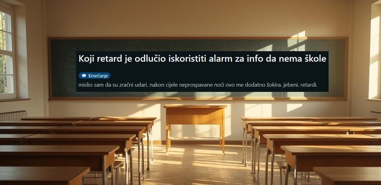Reakcija na upozorenje o otkazivanju nastave