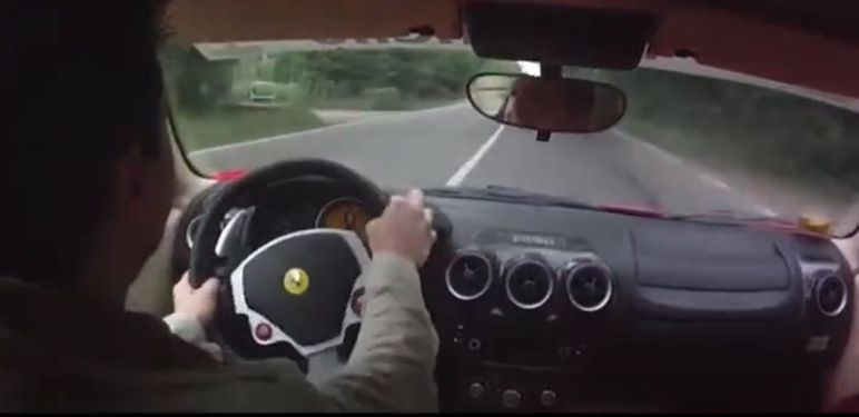 Vozač Ferrarija i odlična reakcija u vožnji