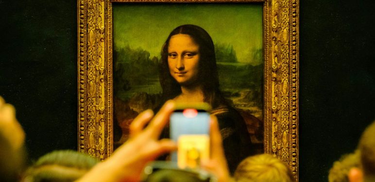 Fotografiranje Mona Lise u muzeju