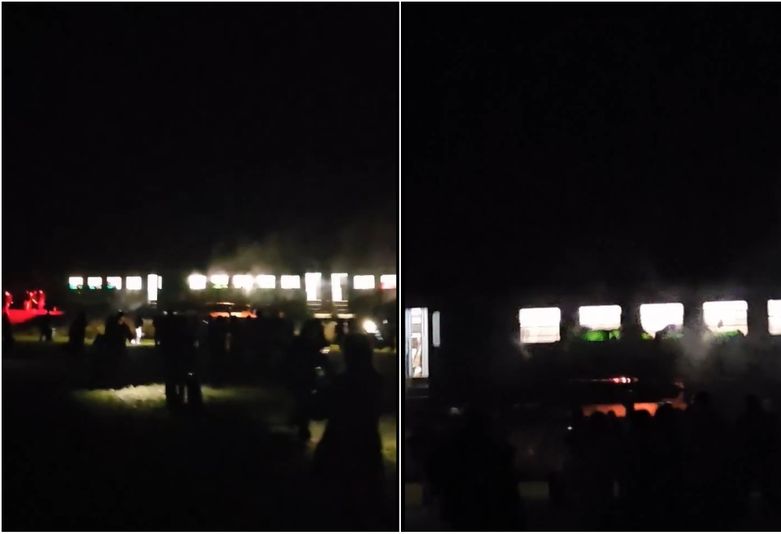 Zapalio se vlak u Slavoniji