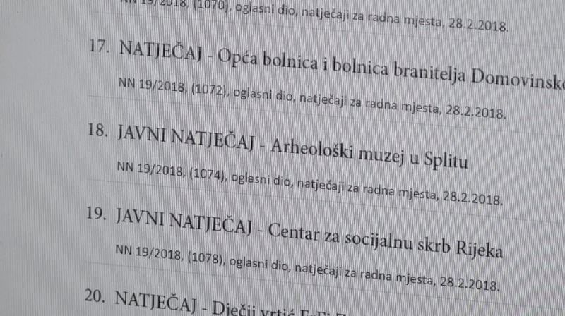 Stranačka zapošljavanja u javnoj upravi (Foto: screenshot/Informer) - 4