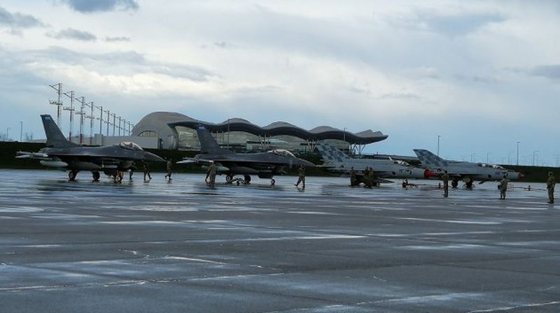 Američki avioni F-16 na Plesu (Foto: MORH)