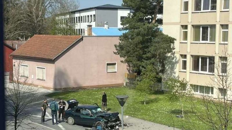 Frontalni sudar u Varaždinu - 1