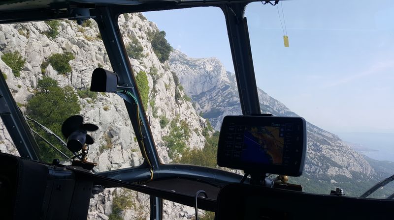Spašavanje na Biokovu (Foto: MORH)