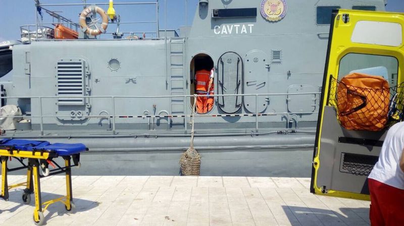 Obalna straža spasila Britanku koja je pala s kruzera (Foto: MORH) - 3