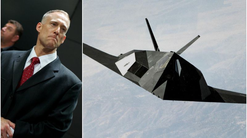 Dale Zelko i F-117 (Foto: Arhiva/AFP)