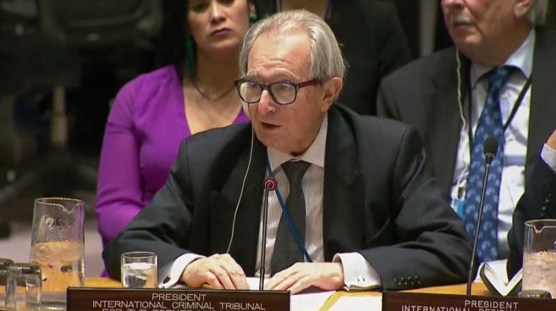 Predsjednik ICTY-a Carmel Agius (Screenshot: UN TV)